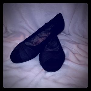 Hotcakes Black Flats